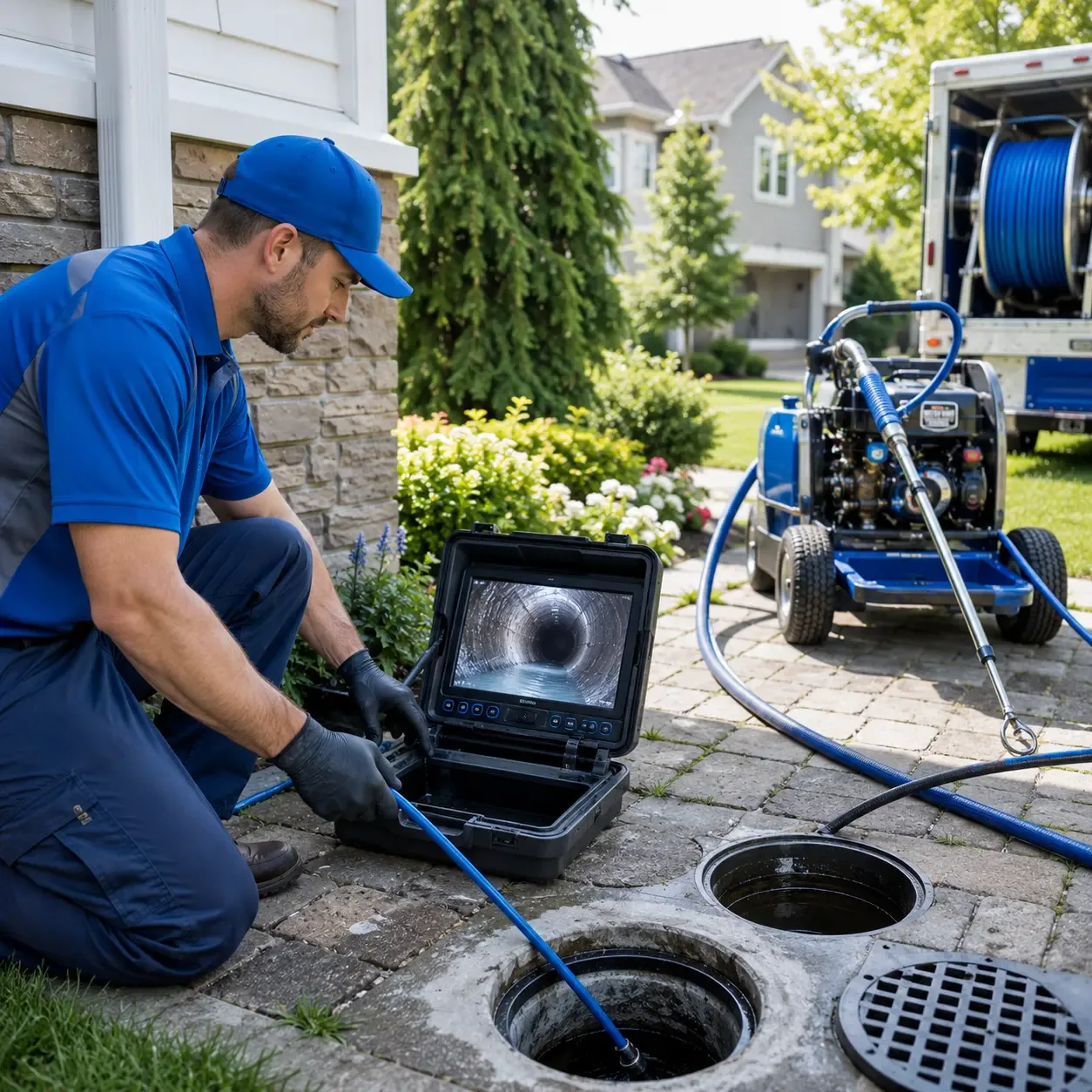 Outdoor drain cleaning professionals serving Rocklin, CA